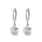 Ins Barbie Zircon Heart Earrings Fashion Light Luxury Personality Winding Peach Heart Earrings Earrings Girlfriend Gift