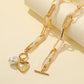 Dongdaemun Metal Love Pearl Pendant Creative Can Open Heart Box Mix and Match Chain Necklace