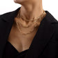 Jewelry Retro Multi-layer Paper Clip Bamboo Clavicle Chain Necklace Female Trend Female Necklace