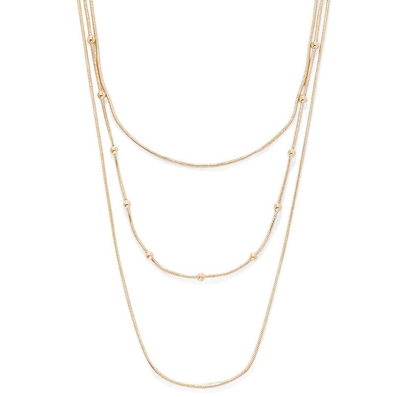 Jewelry Multilayer Bead Chain Elegant Ball Layer Necklace Sweater Chain Trend Necklace