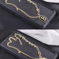 B letter necklace thick chain B font sweater chain 21 years niche design hip-hop black brand