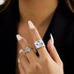 Jewelry creative personality metal radish ring jewelry retro old geometric index finger ring ring