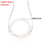 Jewelry bohemian letter LOVE colorful rice bead glasses chain accessories non-slip mask hanging chain