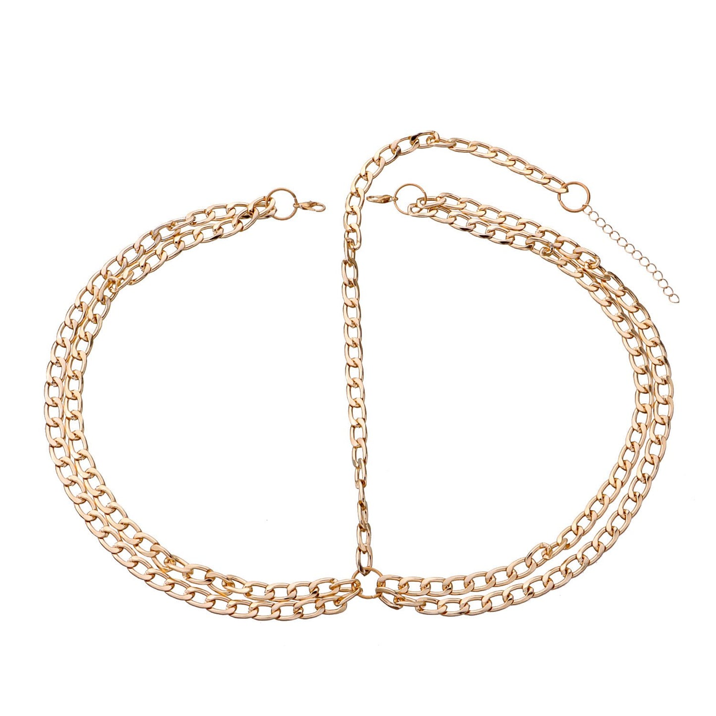 Headwear Headband Metal Multilayer Thick Chain Tassel Headband Hair Accessories