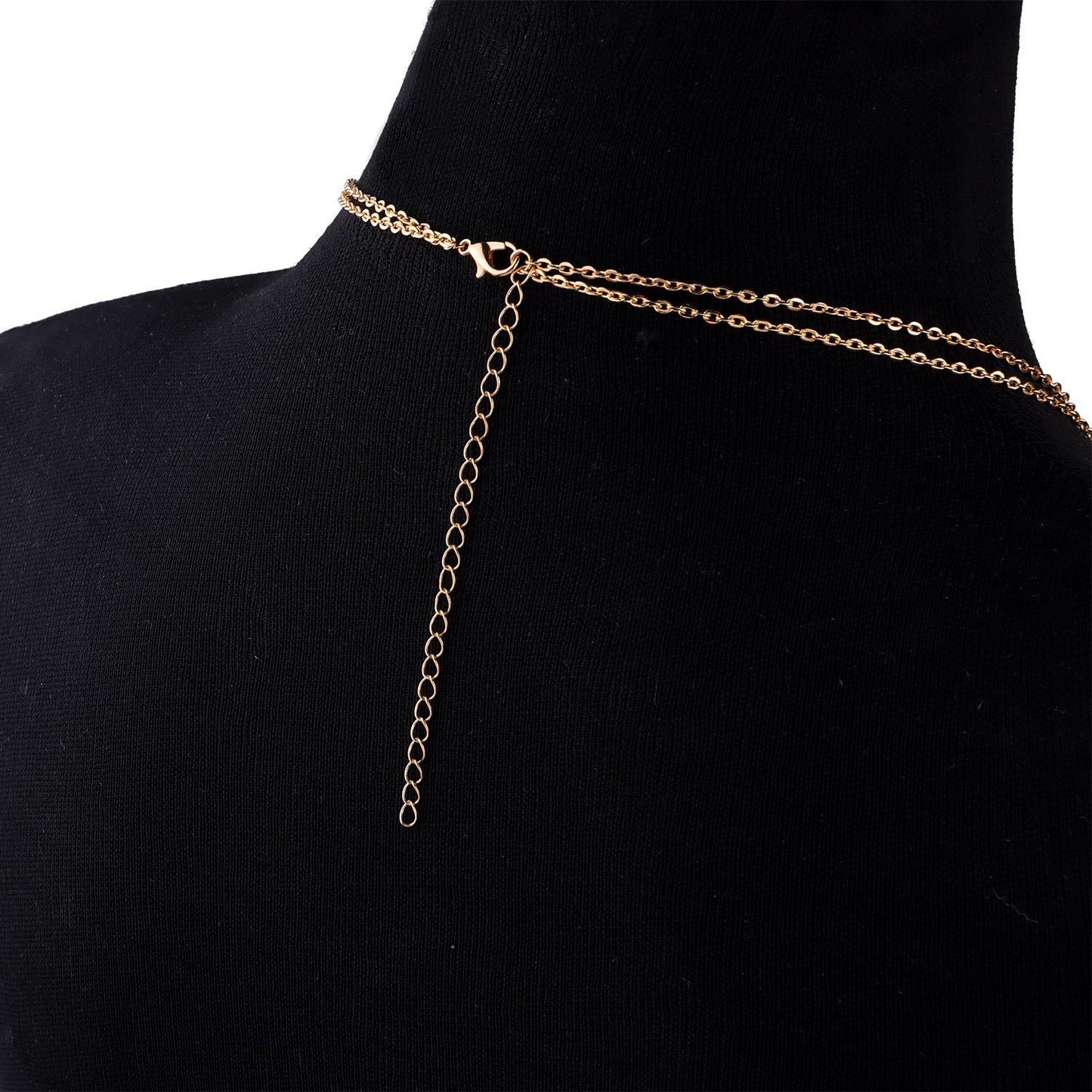 Summer Style Sexy Fashion Simple Double Layer Crossover Women's Body Chain Necklace