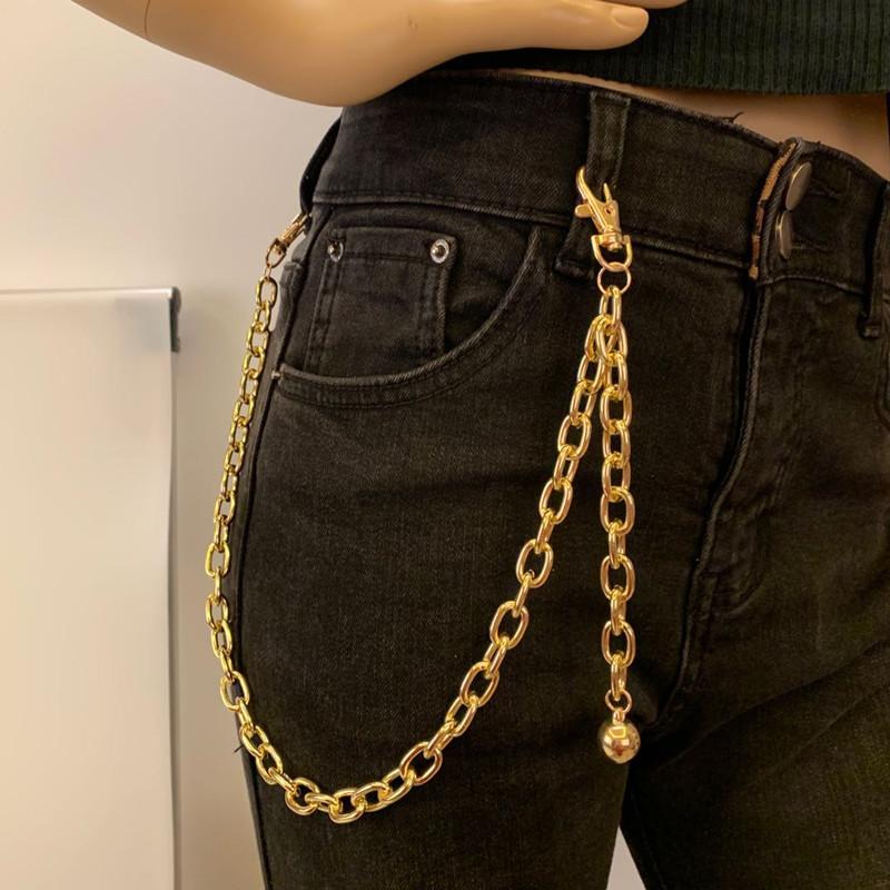 Accessories Hong Kong personality trend song U-shaped waist chain ins hip-hop belt pants chain