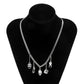 Jewelry Personality Skull Multi-Punk Tassel Pendant Necklace Brooch Dice Geometric Necklace Female