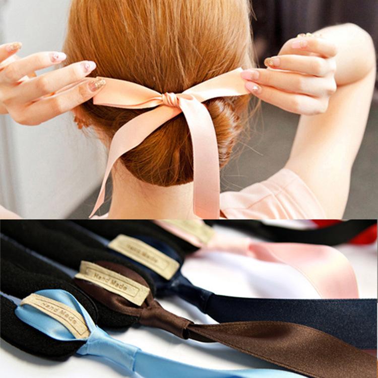 Velvet meatball hair set all-match ribbon bow headband hair accessories 2 yuan