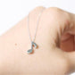 Explosive style, simple musical notation pendant necklace cute musical notation clavicle chain