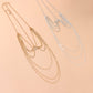 Jewelry Fashion Fashion Hair Accessories Rhinestone Chain Jewelry Fashion Simple Hair Accessories