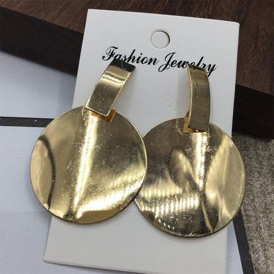 Curved sequin disc earrings popular jewelry birthday gift earrings