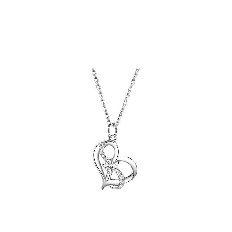 Jewelry Lucky 8 Love Love Pendant Necklace Female Niche Design Fashion Simple Jewelry Accessories