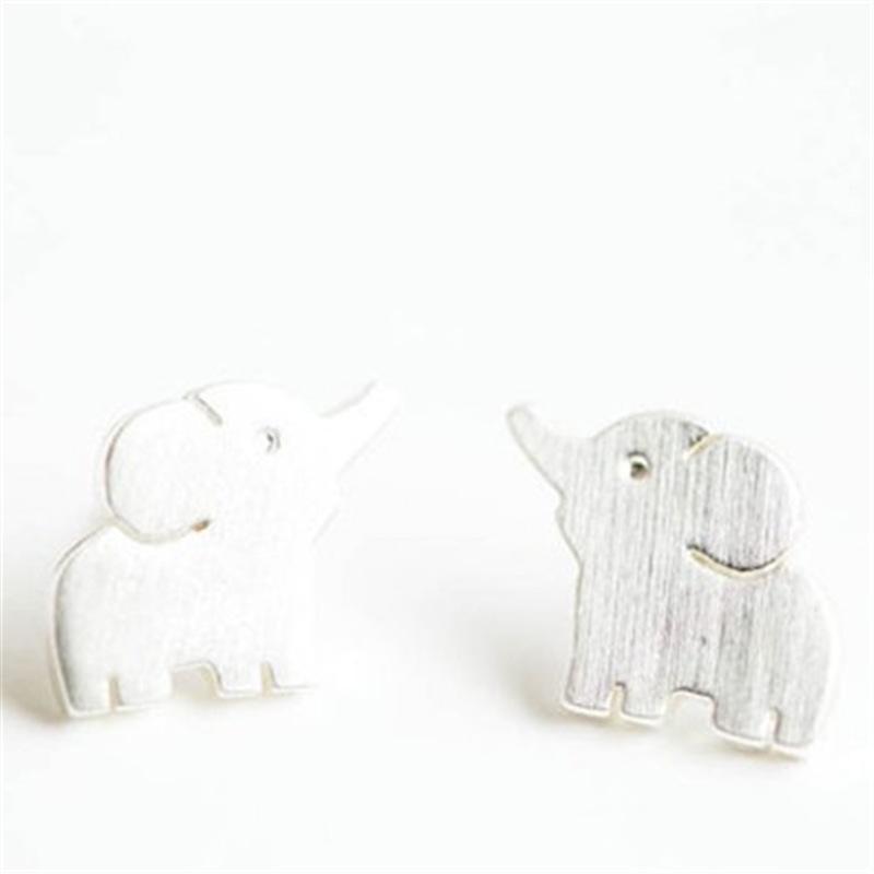 Popular Jewelry Simple Fashion Personality Elephant Small Animal Stud Earrings