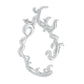 E1299 Earrings Frosty Creative Design Earrings Simple Metal Geometric Fashion Earrings