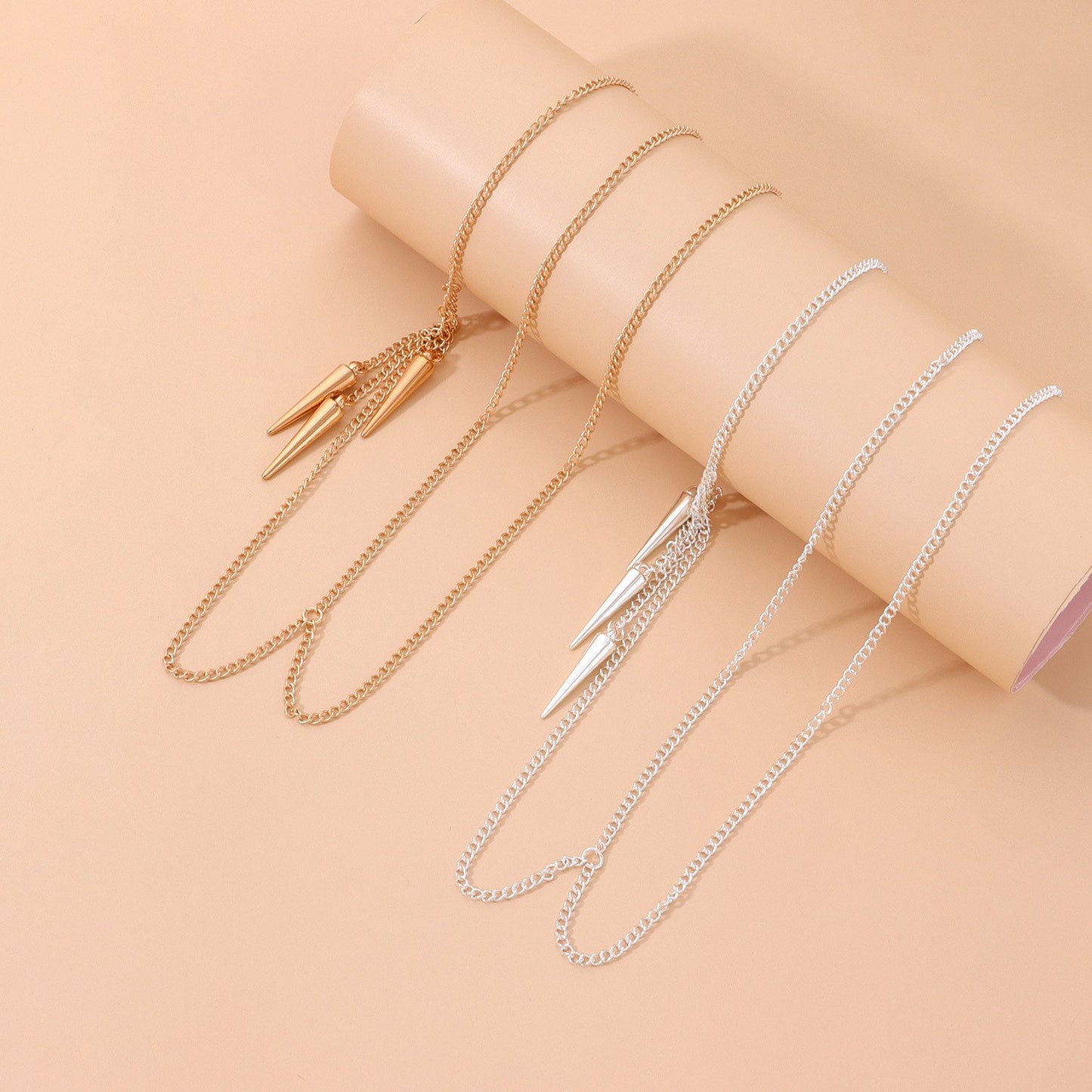 Punk Metal Rock Plastic Rivet Spike Hair Band Headchain