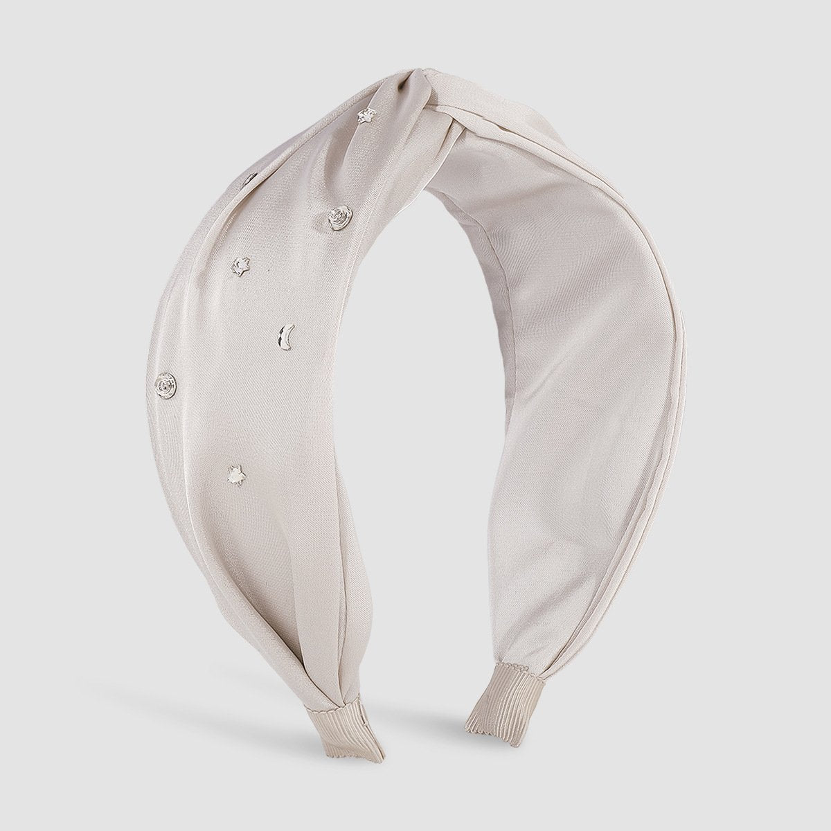 F4196 Fashion hair hoop fabric wide side star moon rhinestone head hoop internet celebrity simple hair accessories for women