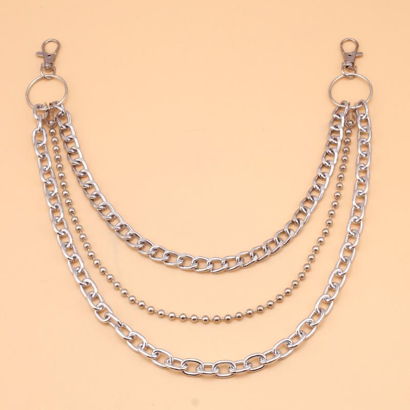Jewelry simple retro hip-hop pants chain female cool trendy punk metal denim chain pants chain