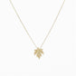 Jewelry Fashion Creative Natural Leaf Hemp Leaf Maple Leaf Pendant Versatile Clavicle Chain Ladies Necklace