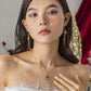 Jewelry Creative Diversified Christmas Tree Snowman Necklace Female Simple Imitation Pearl Drip Oil Star Necklace