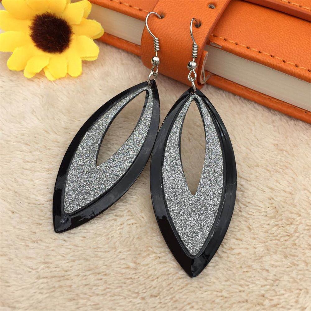 Hollow-out Atmospheric Dinner Party Peach-shaped Ladies Frosted Earrings Summer