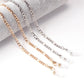 Jewelry trendy cool hip-hop geometric hollow chain glasses chain simple hanging neck sunglasses chain
