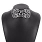 N188ZA Exaggerated Hollow Flower Carving Personality Necklace Tribal Heavy Industry Geometric Retro Elegant Necklace