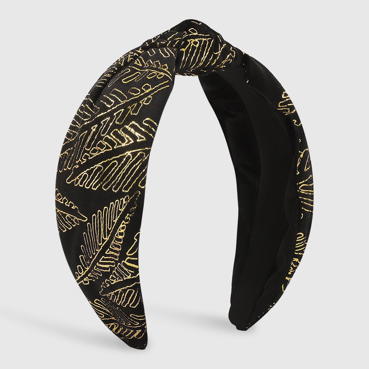 F566 autumn and winter velvet series hot dyed leaves headband niche knotted sweet and elegant going out retro headband female