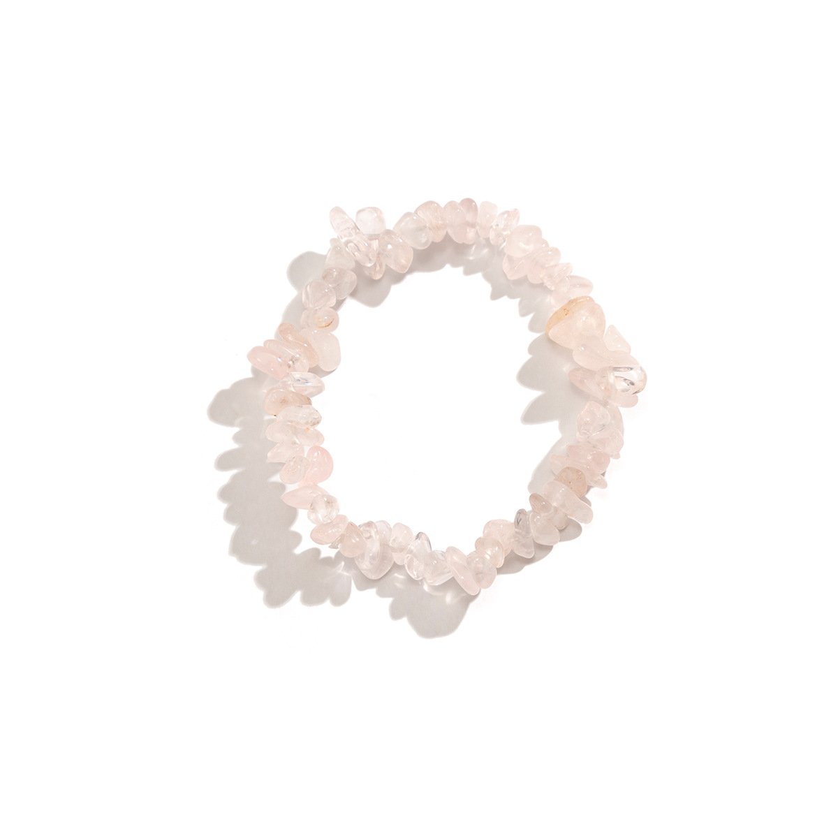 Jewelry Bohemian gravel elastic bracelet female simple irregular geometric color jewelry