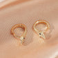 Ins retro creative snake-shaped earrings fashion personality punk metal earrings earrings jewelry female