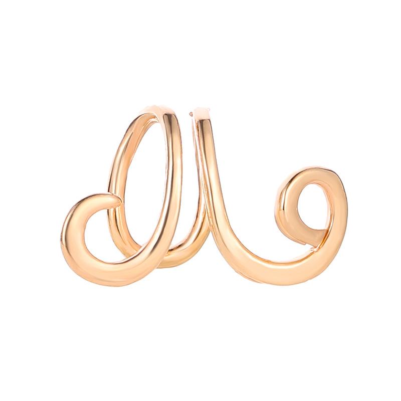 Minimalist Earrings Simple Alloy Geometric Ear Clips Fashion Personality Ear Studs Female Earrings