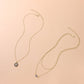 Jewelry 14K Full Diamond Round Geometric Pendant Necklace Women's Fashion Simple Devil's Eye Necklace