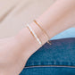 Accessories Retro Simple Pearl Jewelry Female Metal Geometric Chain Bracelet