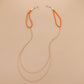 Jewelry Ladies Orange Beads Trend Glasses Chain Simple Personality Mask Accessories