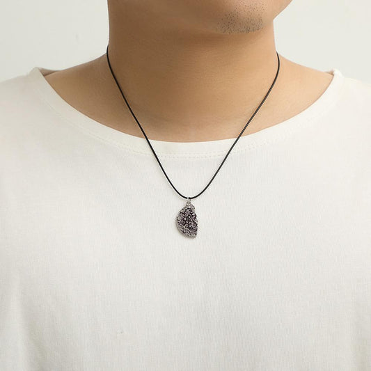 Fashion personality high sense design niche wild couple moon surface moon sun necklace set