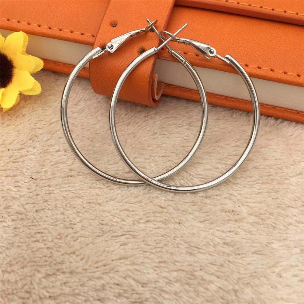 Fashion Exaggerated Alloy Earrings Earrings Circle Hoop Earrings Earrings