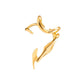 Jewelry Versatile Dark Futuristic Elf Earrings Retro Creative Irregular Outline Ear Clips