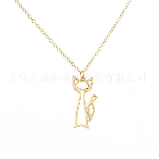 Fashion Jewelry Fashion Cute Cat Pendant Necklace