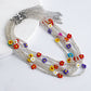 Necklace Jewelry Bohemian Transparent White Rice Beads Colorful Daisy Flower Necklace Necklace Female Niche Design