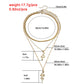Jewelry retro pastoral multi-layer double snake pendant necklace female accessories y2k trendy cool necklace