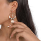 1523 Exaggerated Ethnic Earrings Simple Metal Hollow Circle Earrings Cold Personality Earrings