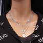Jewelry fashion exaggerated trend eye necklace multi-layered with devil's eye pendant female necklace