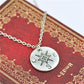 Export Jewelry Compass Compass Necklace Clavicle Chain