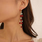 N9861 Fashion Creative Necklace Temperament Elegant Flower Earrings Girl Heart Simple Diamond Jewelry Set