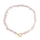 Jewelry Irregular Natural Pink Gravel Shaped Big Pearl Necklace Female Handwoven Choker