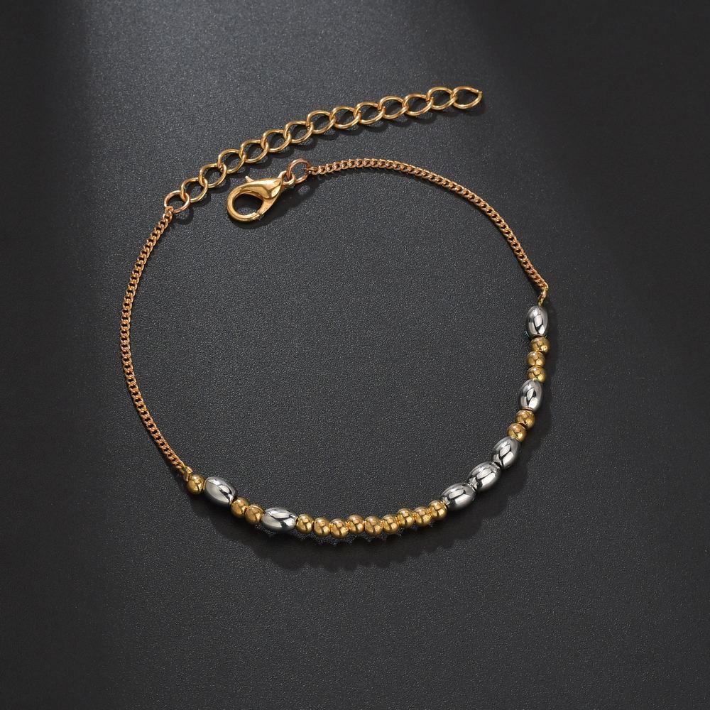 Accessories Popular Simple Beaded Rice Bead Bracelet Anklet