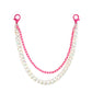 Ins street super hot candy color translucent magic color acrylic double-layer pants chain trendy ornaments