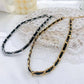 Hand-woven French retro necklace women's fashion fashion 18K titanium steel belt decorative chain skirt belt tide