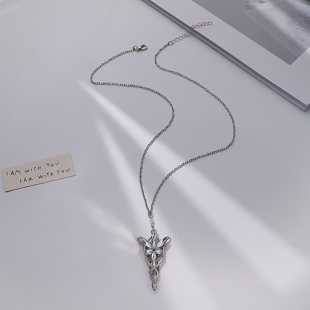 The Lord of the Rings Lord of the Rings Elf Princess Jewelry Evening Star Necklace Evening Star Necklace for Men and Women