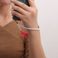 Jewelry Pink Exaggerated Geometric Love Mobile Phone Chain Female Acrylic Pearl Mobile Phone Anti-lost Lanyard