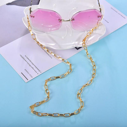 Glasses chain ins trend hanging neck metal anti-slip anti-lost mask rope hanging chain